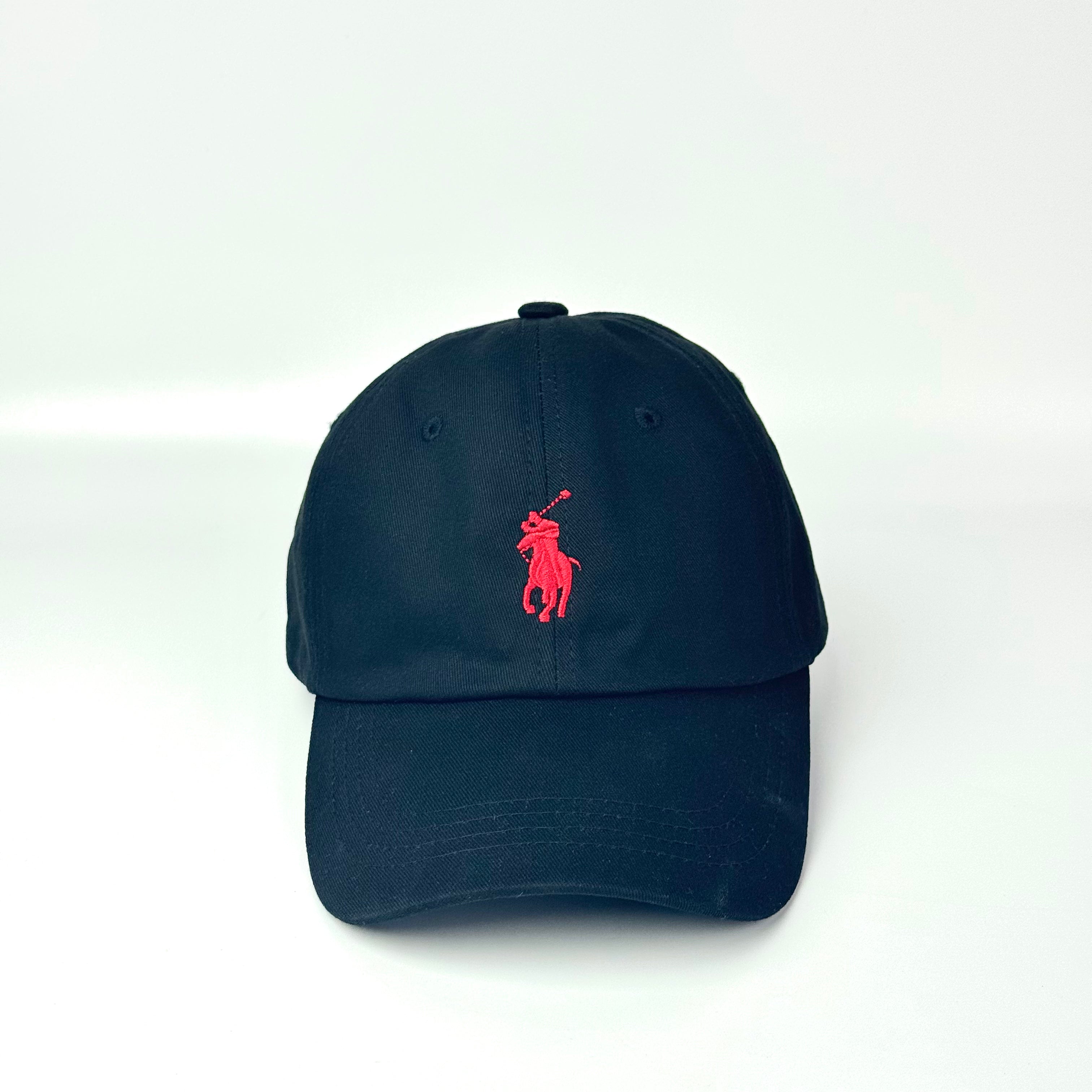 RL Cotton Chino Black Cap