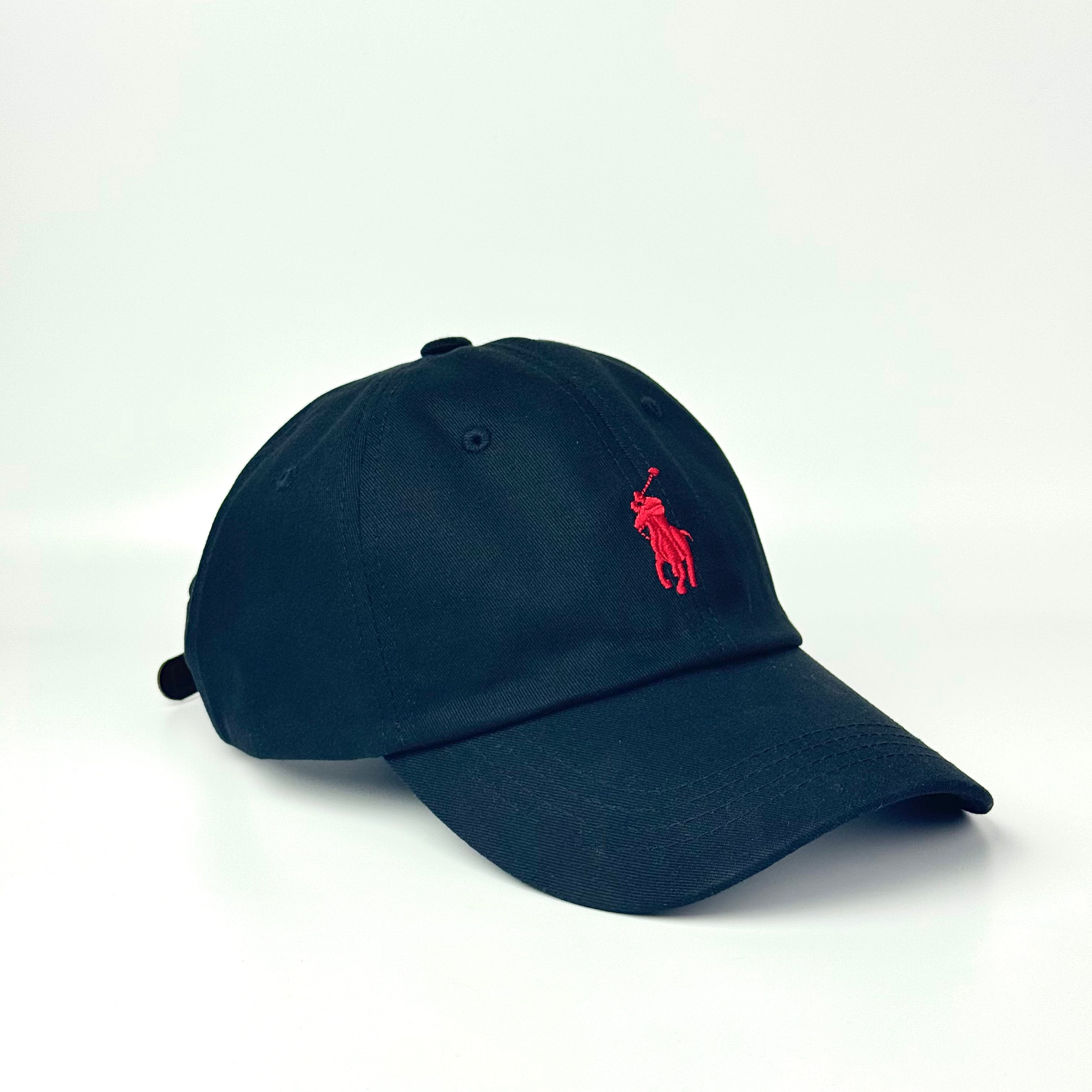 RL Cotton Chino Black Cap