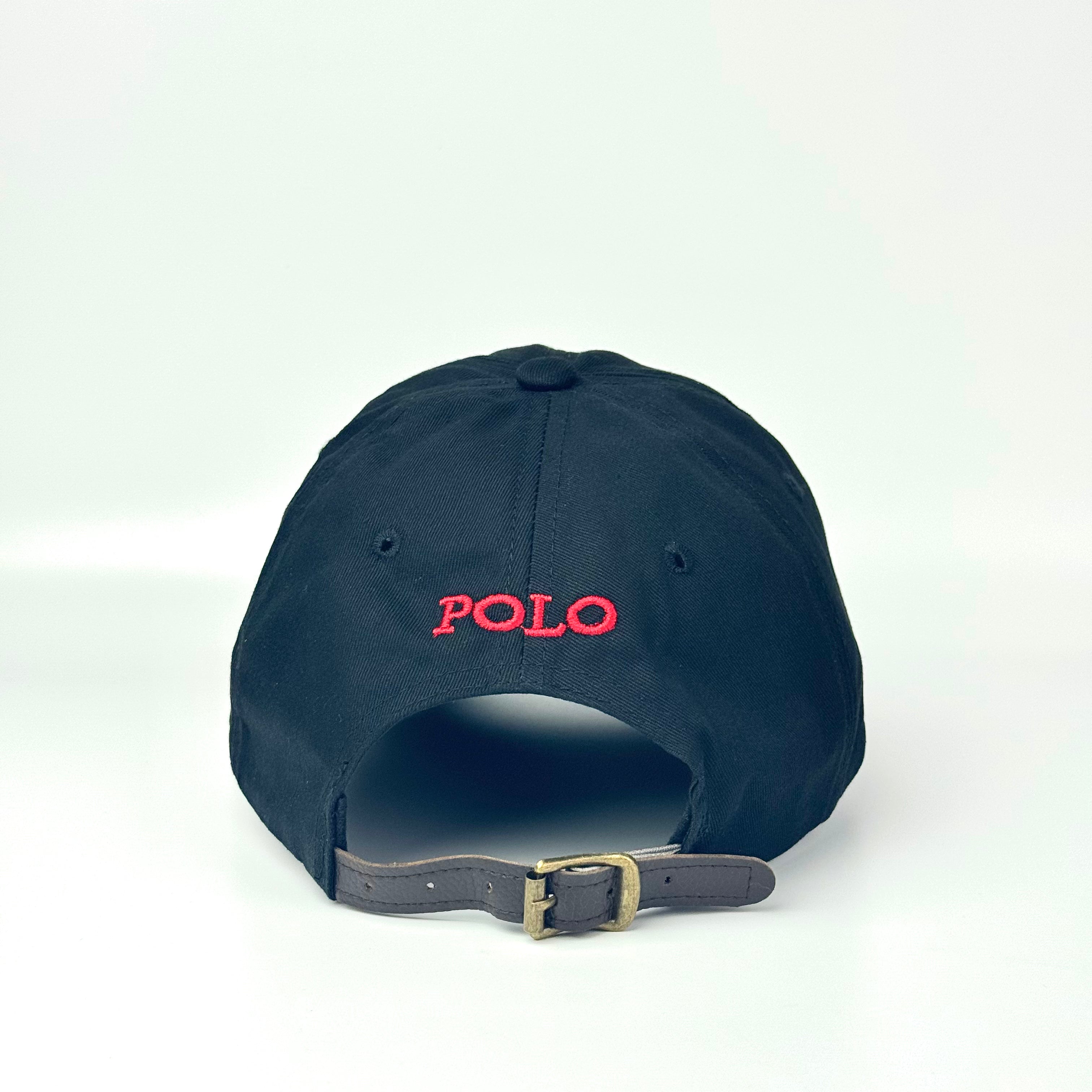 RL Cotton Chino Black Cap