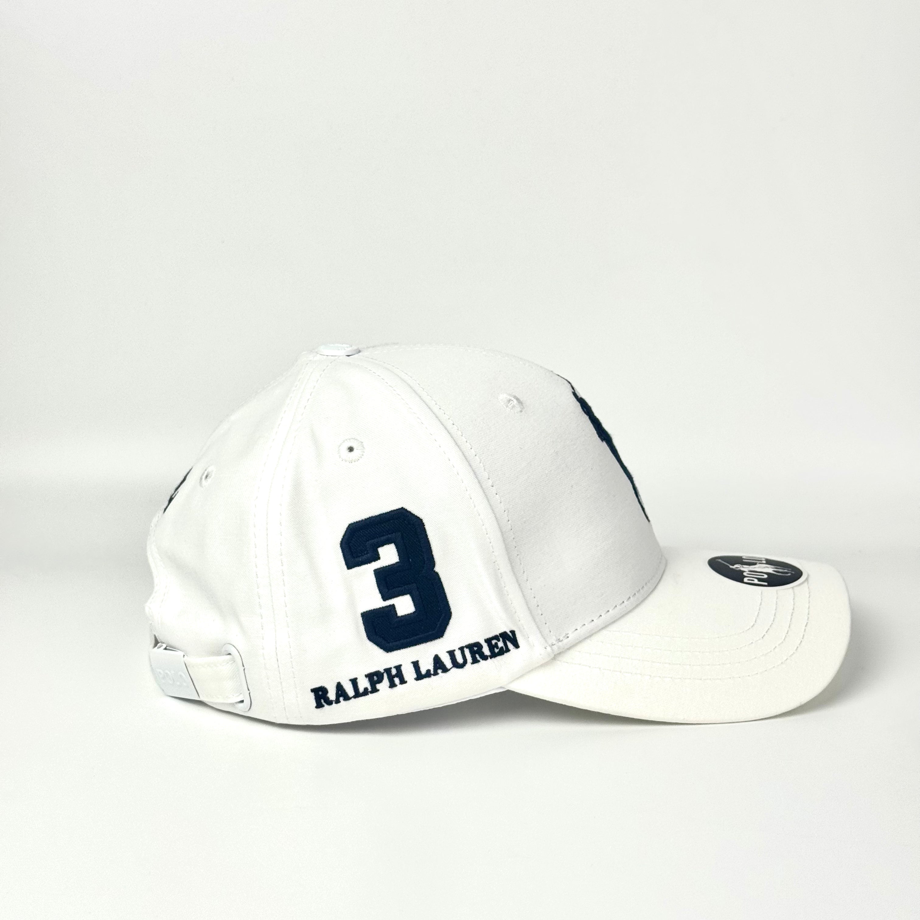 RL Polo 3 White Cap