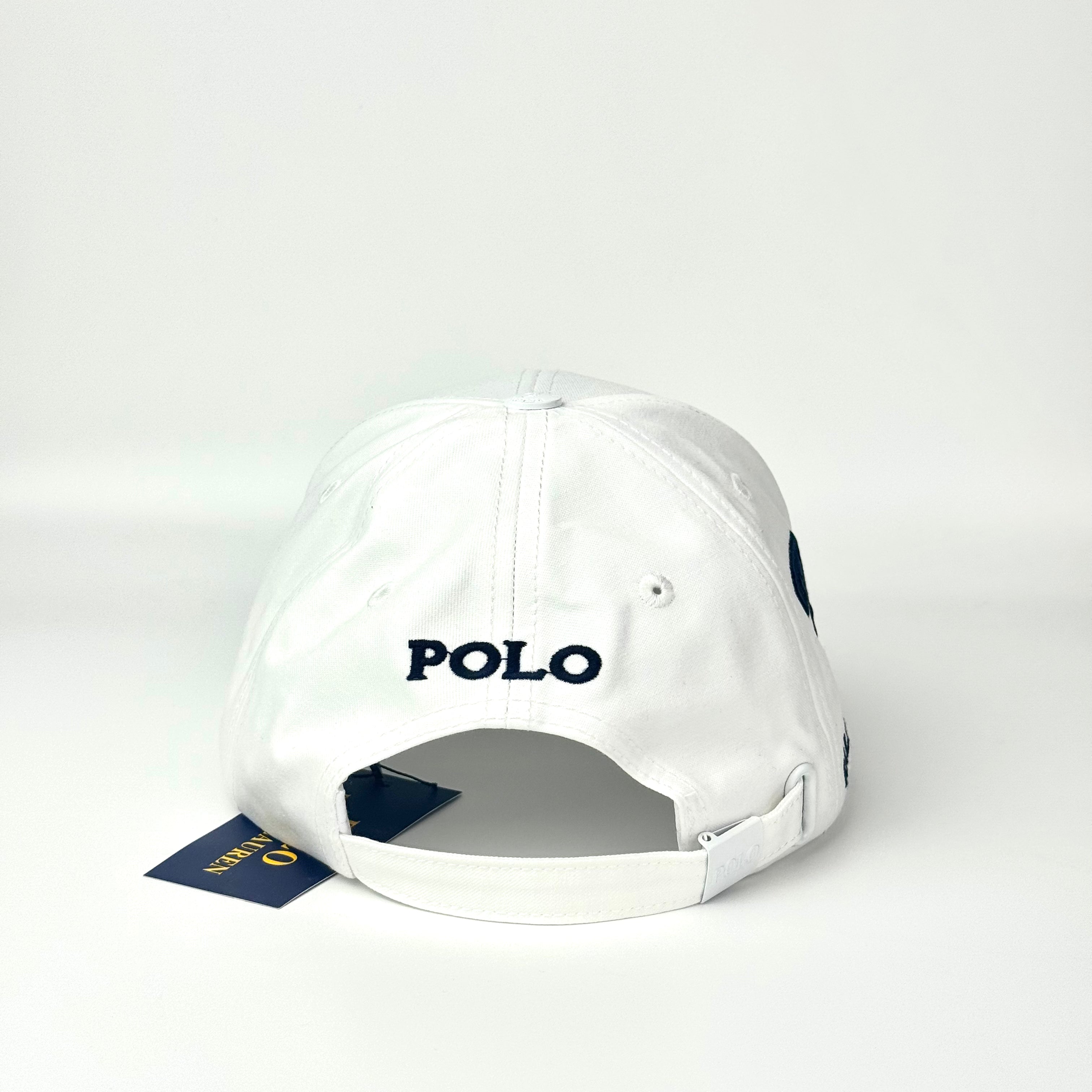RL Polo 3 White Cap