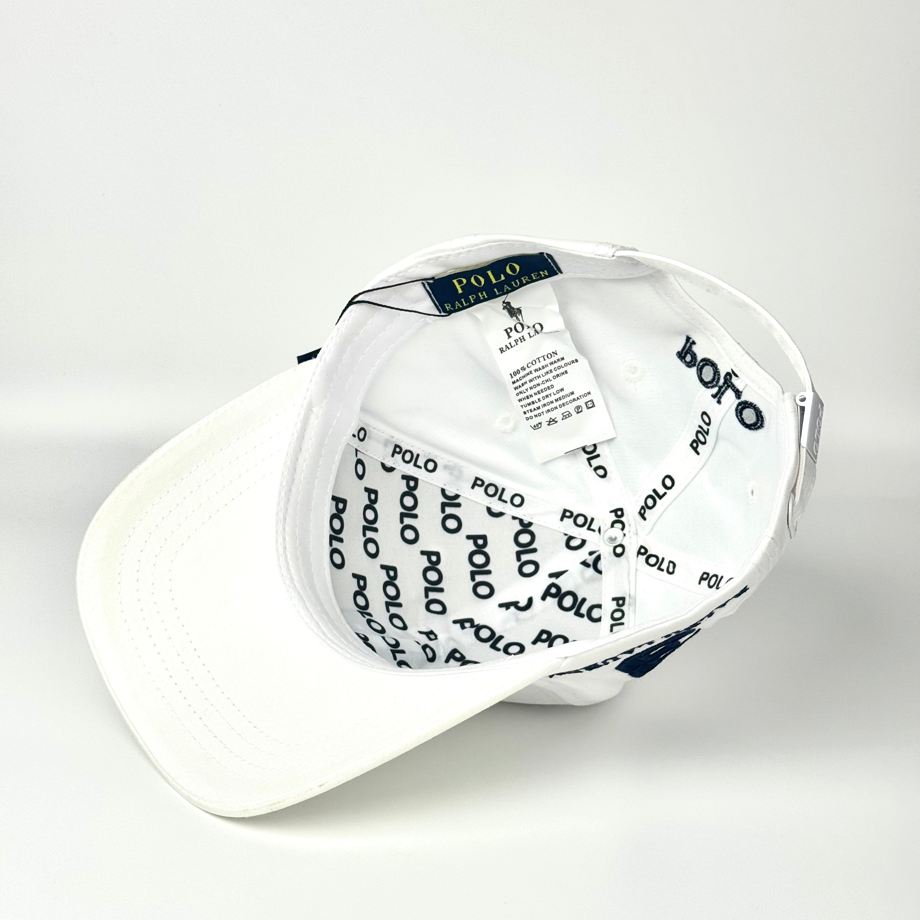 RL Polo 3 White Cap
