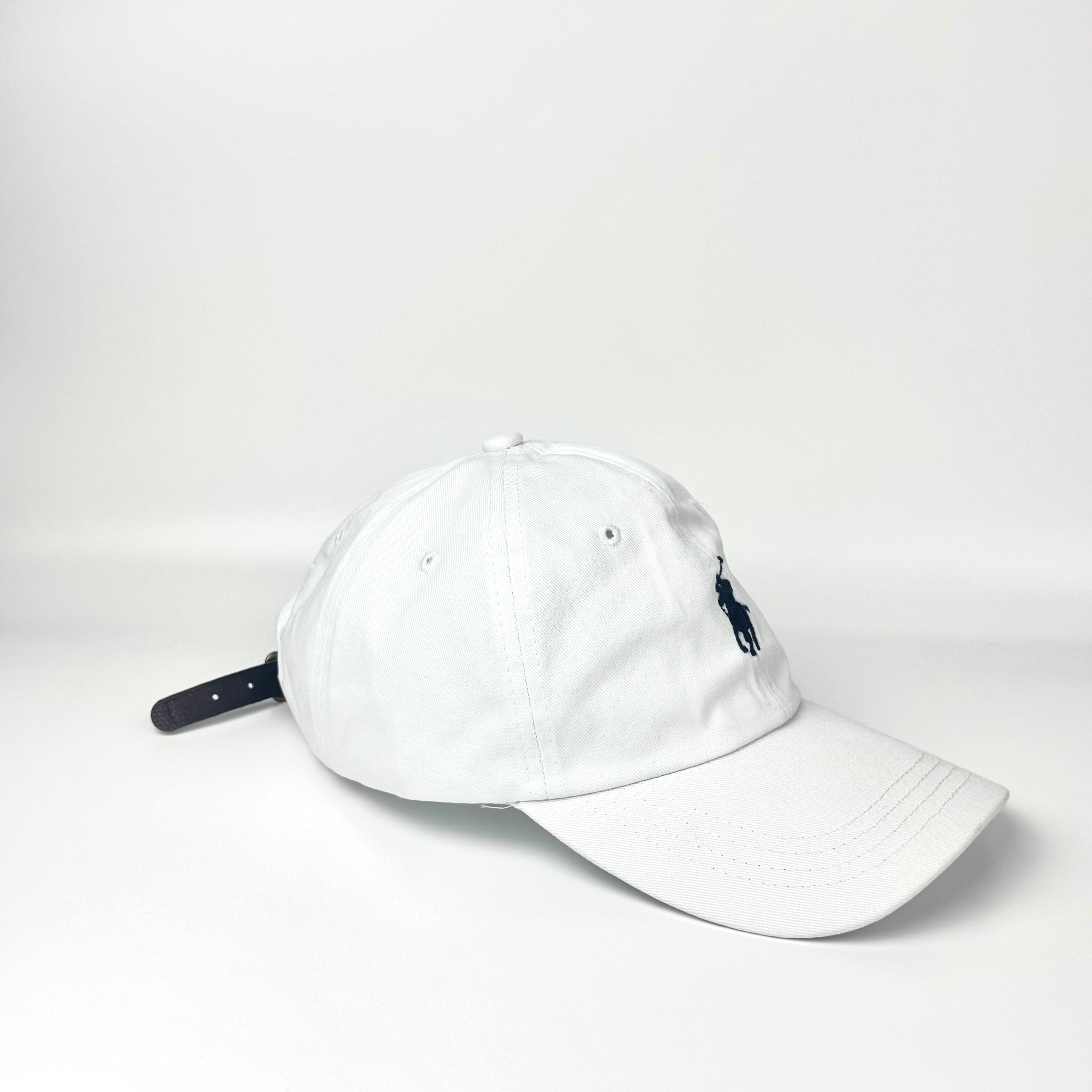 RL Cotton Chino White Cap