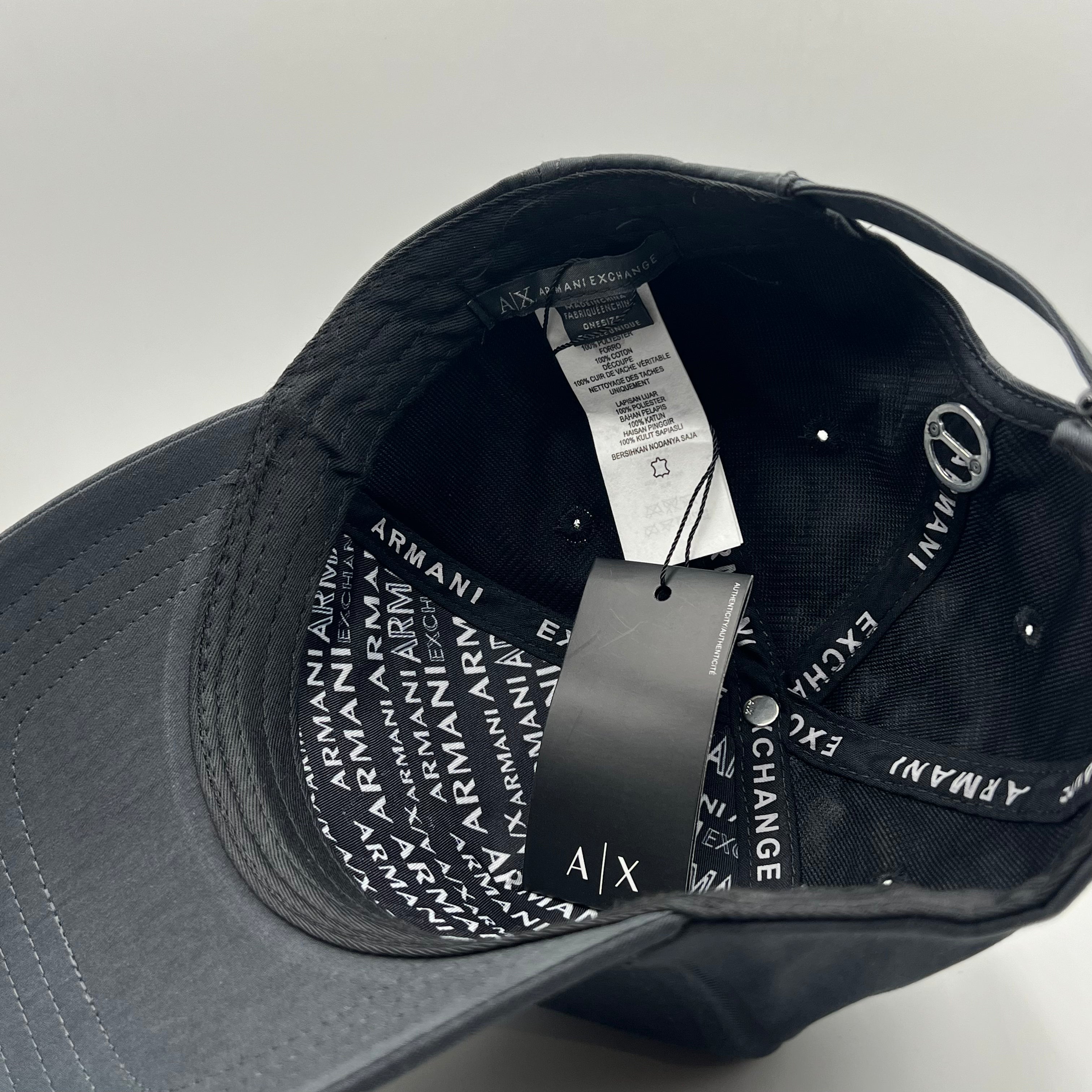 AX Logo Black Cap