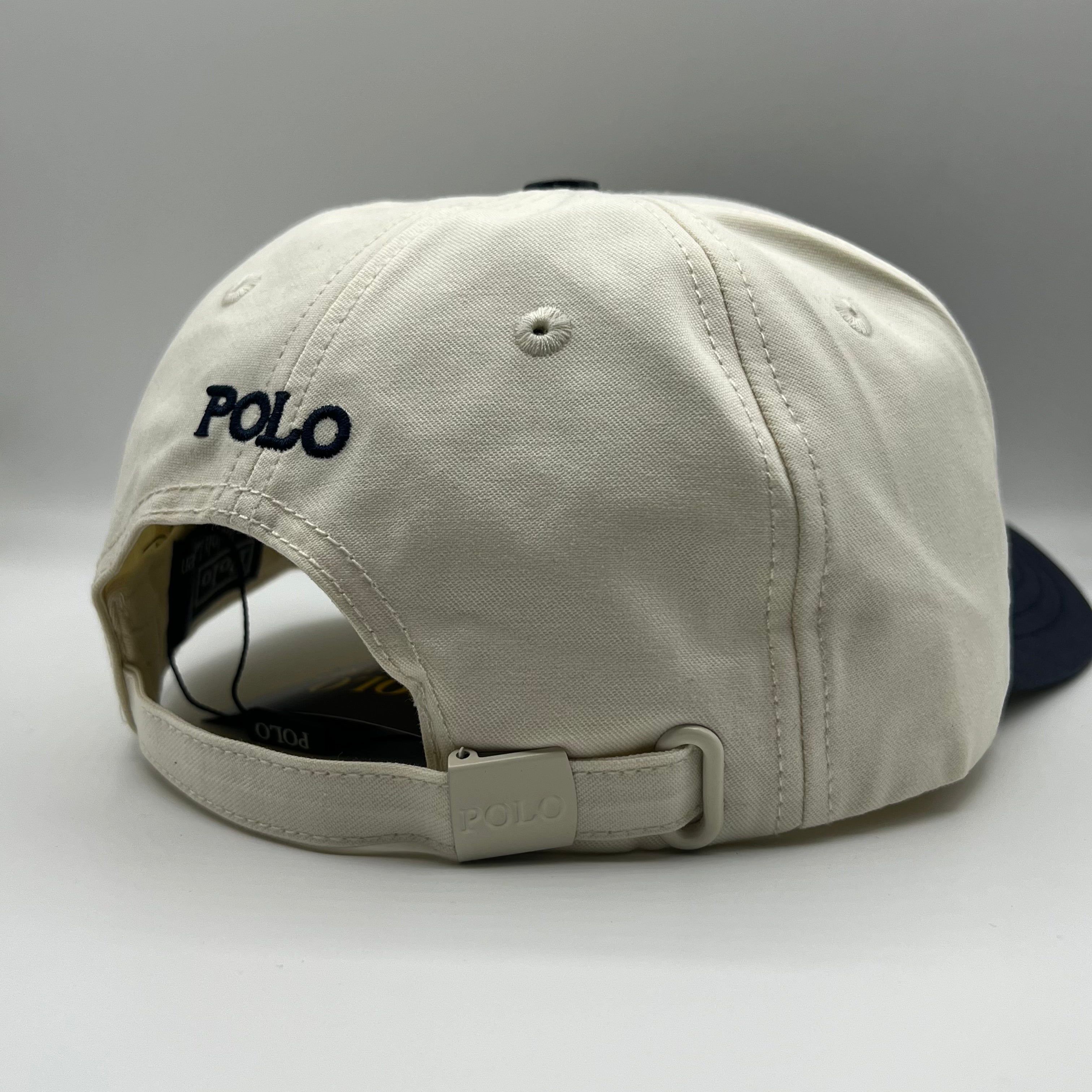 RL Polo White n Blue Cap